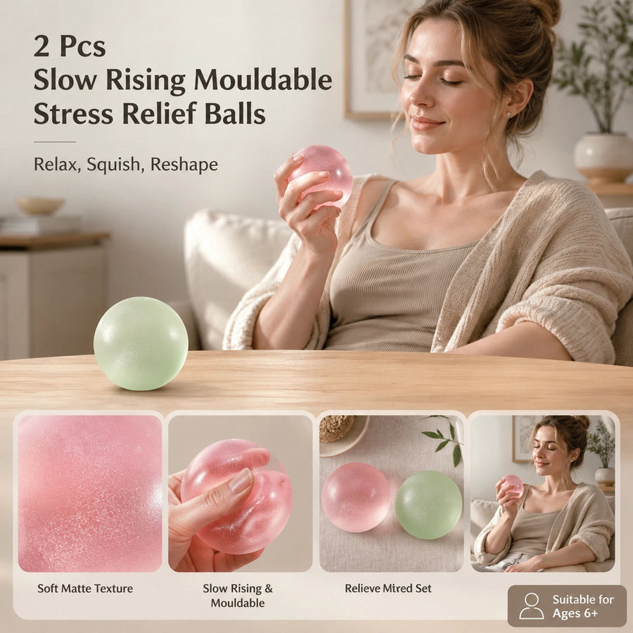 Mixed Baby Pink & Matte Dreamy Green Squishy 6cm 2 Pack