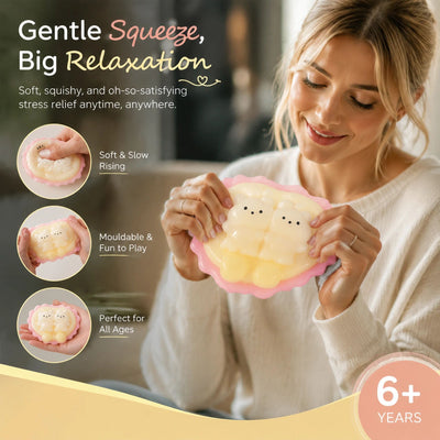 Heart Bear Squishy, Extra Soft Mud Texture To Lift Low Spirits