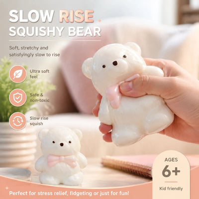 Waving Bear Squishy, Playful Slow Rebound To Lighten Stuffy Moods
