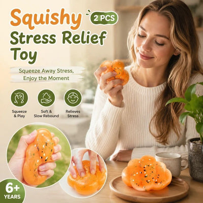 Yellow Pork Bun Creamy Squishy 2 Pack, Lazy Home Relax Pair