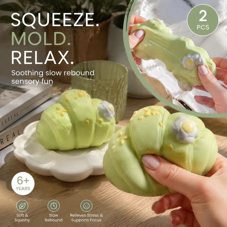 Grape Pork Bun Fresh Squishy 2 Pack, Backyard Leisure Sensory Pair
