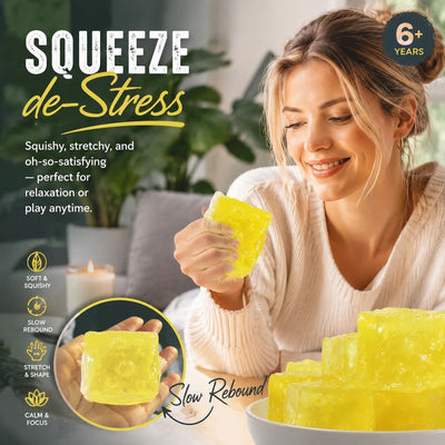 Soothing Maltose Cheese Squishy, 5cm × 5cm