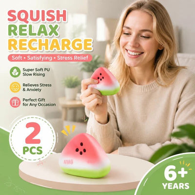 Icy Watermelon Stress Relief Toy 2 Pack, Cute Gift