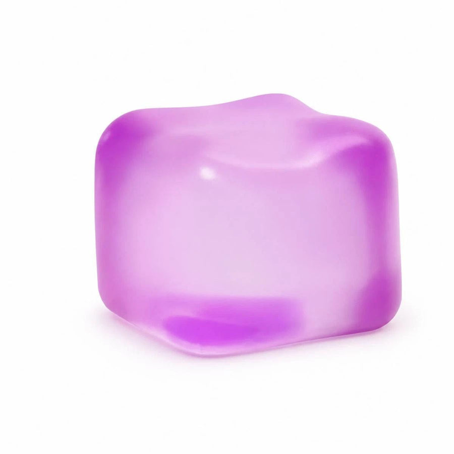 Slow Rise Maltose Ice Cube Squishy Purple, Calm Irritability, Stocking Filler