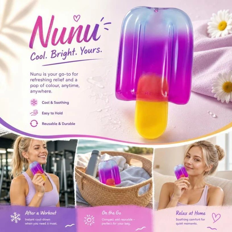 4 Pack Purple Popsicle Squishy, Bulk Soft Toy To Reduce Long Term Tension, Holiday Set