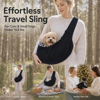 Breathable Cat Carrier Up To 16.5lbs, Dark Blue No Phone Pocket, Compact Casual Walk Bag