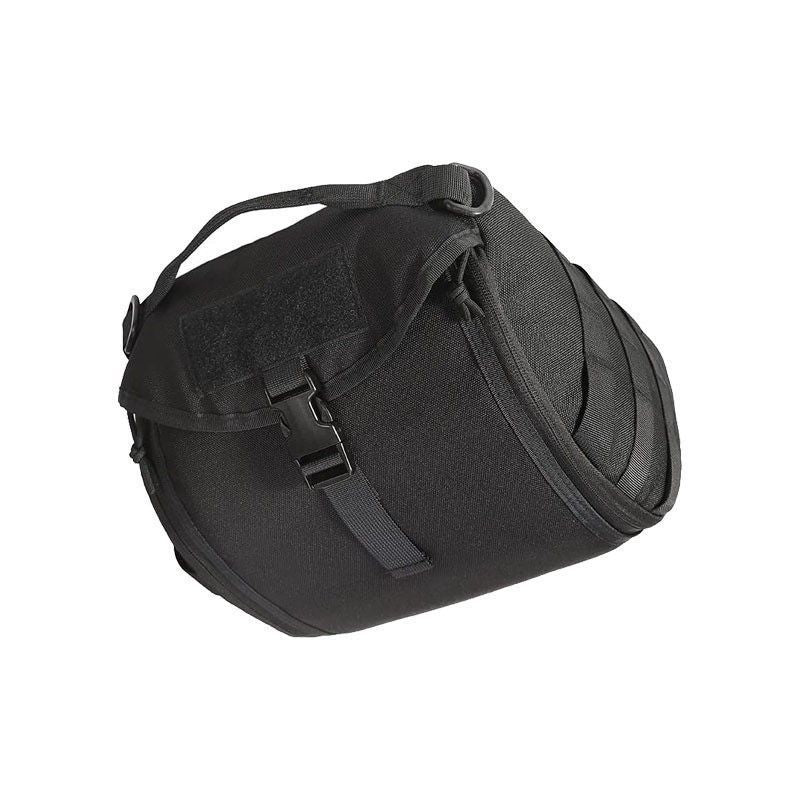 Portable Outdoor Adventure Storage Pouch Black, Slim Profile Easy To Clip On Backpacks