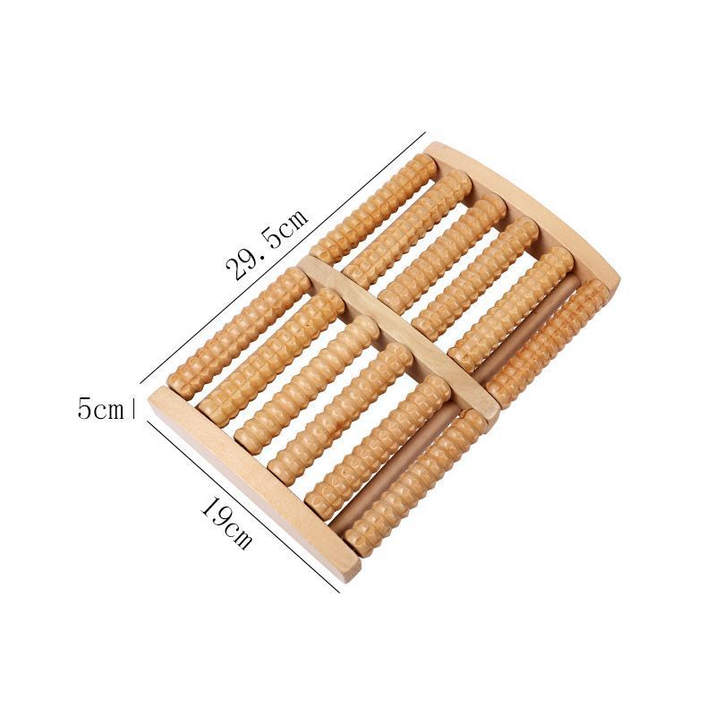 Rolling Foot Pressure Point Massager, Large Six-Row Structure, Boost Foot Blood Circulation, Wonderful Wellness Present