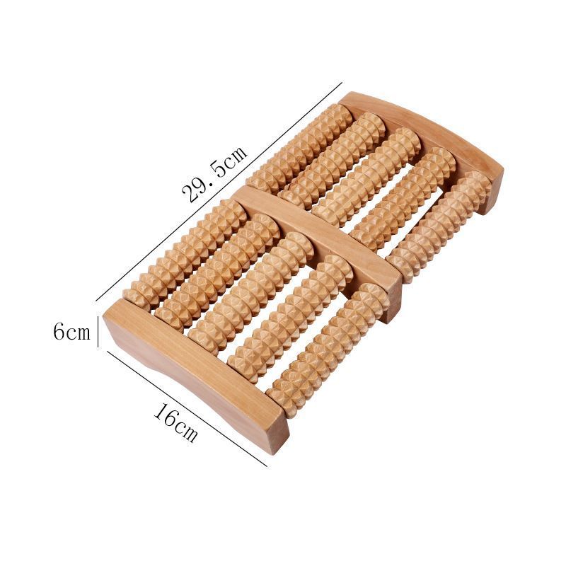 Elevated Five-Row Foot Roller Massager, Targeted Plantar Acupoint Stimulation, Thoughtful Gift For Office & Family