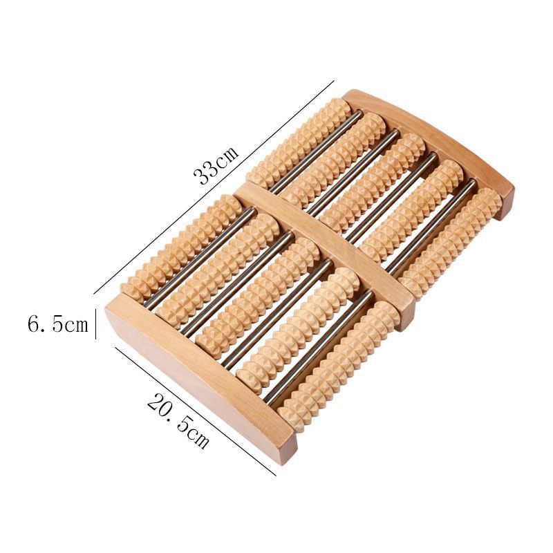 Five-Row Steel Tube Foot Roller Massager, Smooth Rolling Acupoint Massage, Practical Home Foot Care Gift