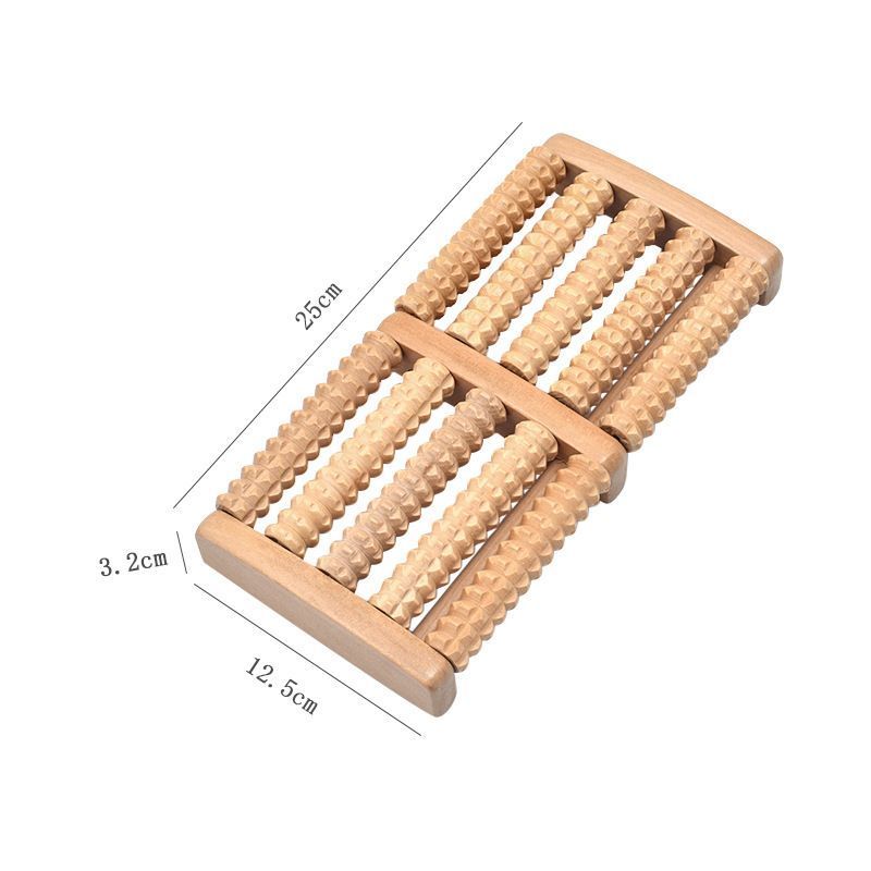 Type A Five-Row Foot Acupoint Massage Roller, Ergonomic Foot Relax Tool, Nice Festival Wellness Present