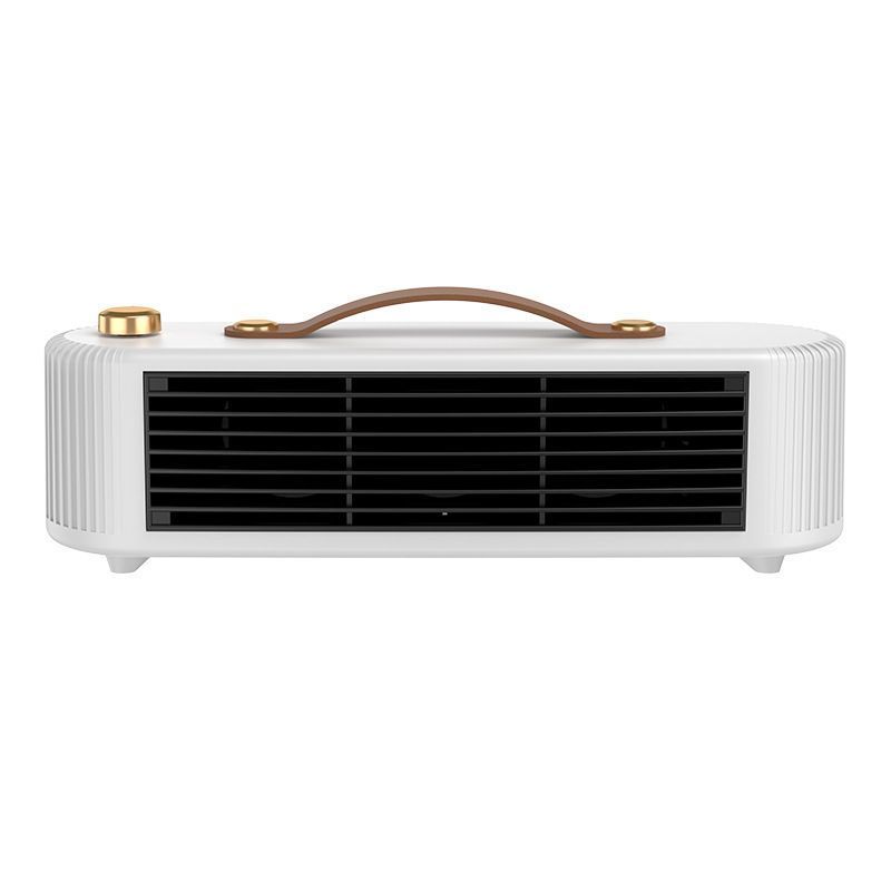 Portable Desktop Space Heater, Fast Heating PTC Ceramic Heater With Dual Heat Modes 450W/800W, Overheat & Tip-Over Safety Protection, Low Noise Indoor Heater For Bedroom & Office, White