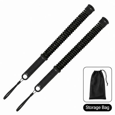 Wireless Swing Training Rope, 2.18 Lbs A Pair, 16.93in Black, Spring Battle Rope For Arm Exercise, Indoor Workout Gear, With Storage Bag, Great Fitness Gift