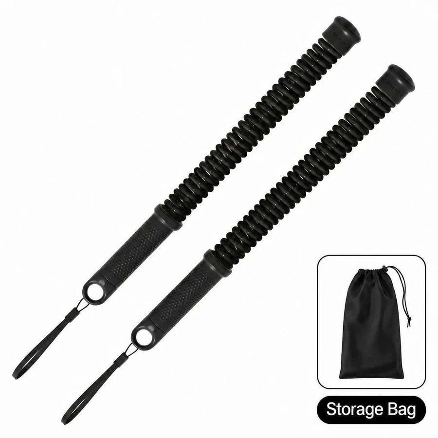 Wireless Swing Training Rope, 2.18 Lbs A Pair, 16.93in Black, Spring Battle Rope For Arm Exercise, Indoor Workout Gear, With Storage Bag, Great Fitness Gift