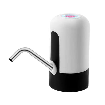 Electric Water Bottle Pump Dispenser For Water Jugs, Rechargeable Automatic Water Suction Device, Smart Household Water Extractor For Purified Water Barrels, White, Practical Indoor Drinking Water Accessory