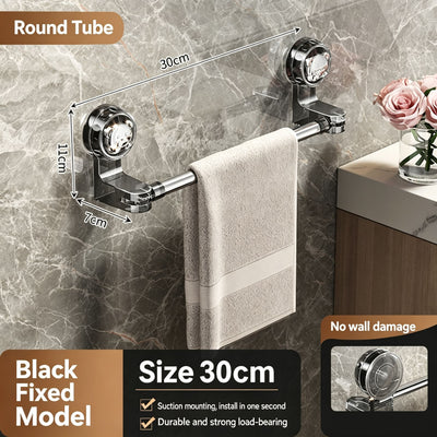 Drill-Free Wall Mount Fixed Slipper Storage Rack, Drainage Shoe Holder For Bathroom And Restroom, Transparent Black Fixed Type, 30cm, Compact Behind Door Storage Solution