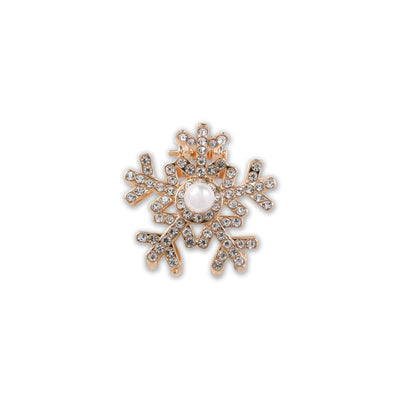 European Cartoon Alloy Hair Claw, Snowflake Metal Shark Clip, Festive Christmas Hair Ornament