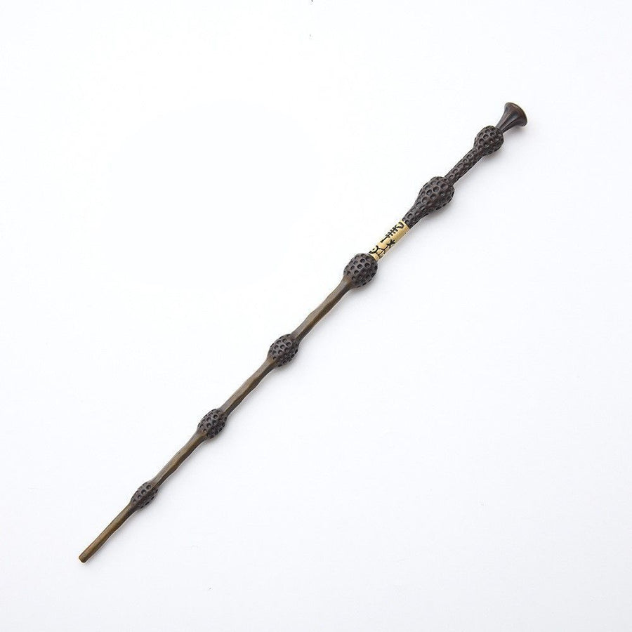 Classic Elder Resin Magic Wand With Thickened Metal Core, Holiday Themed Cosplay Decor, Style 6