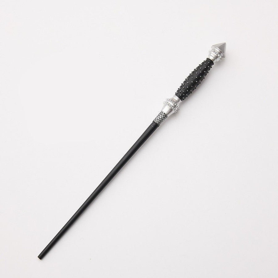 Elegant Curved Resin Magic Wand With Built-in Metal Core, Holiday Cosplay Accessory, Style 12