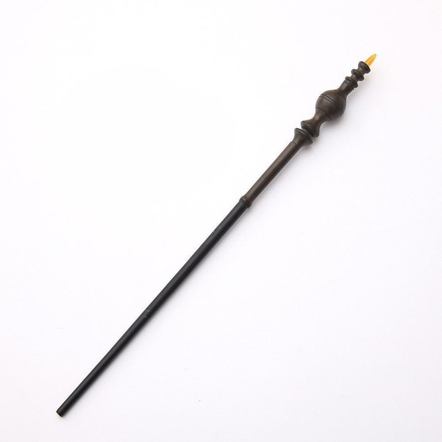 Classic Teacher Style Wizard Wand, Durable Metal Support Structure, Festival Party Prop, Style 14, Red Gold Stamping Ribbon Gift Box