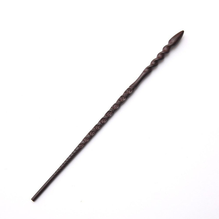 Slim Straight Resin Magic Wand With Solid Metal Core, Young Character Holiday Cosplay Decor, Style 25