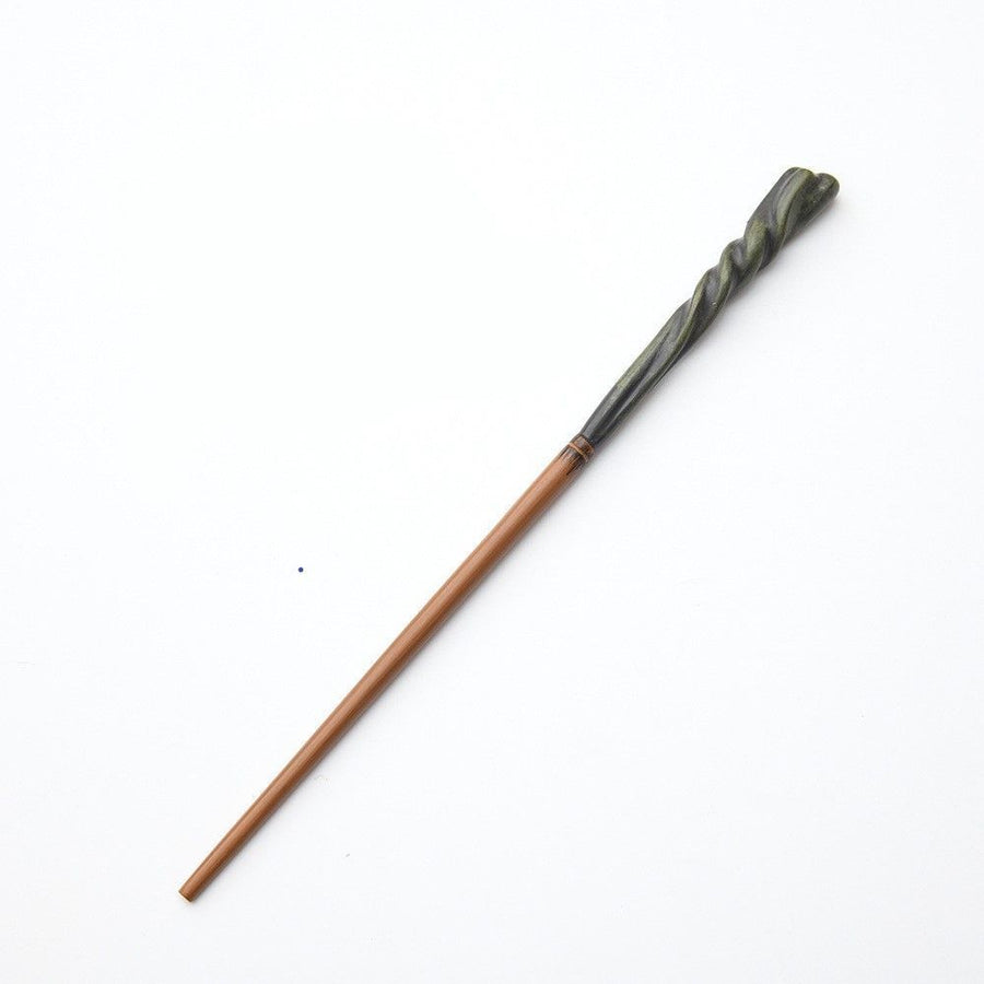 Unique Asymmetric Magic Wand, Reinforced Metal Frame, Themed Party Decor, Style 34, Red Gold Stamping Ribbon Gift Box