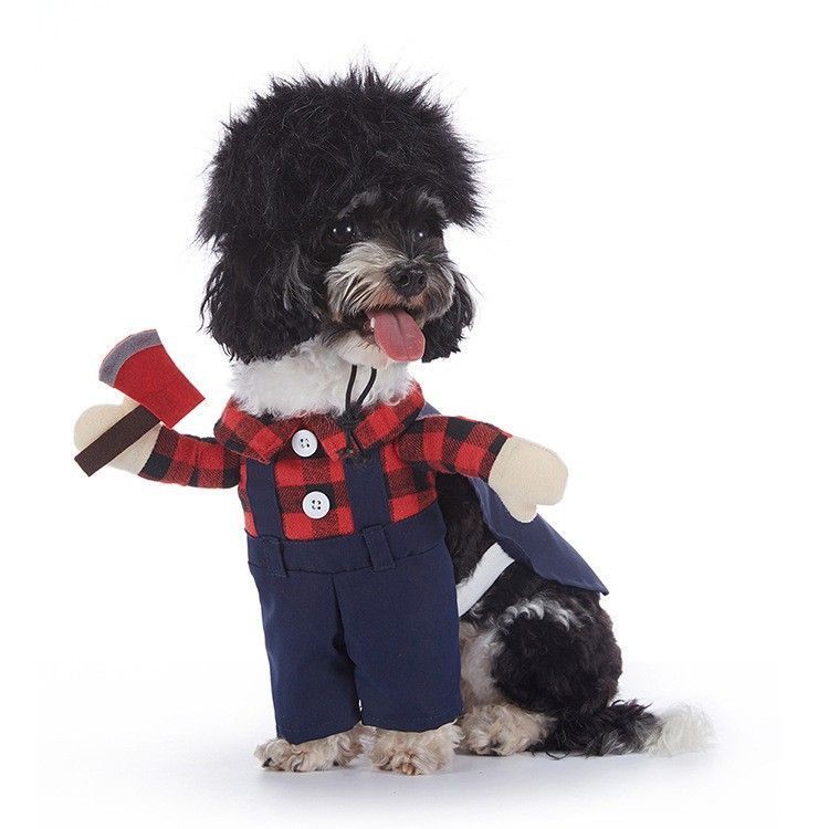 Theme Party Dress-up Apparel For Pets, Holiday Decor Outfit for Halloween Christmas Family Gatherings, Size L