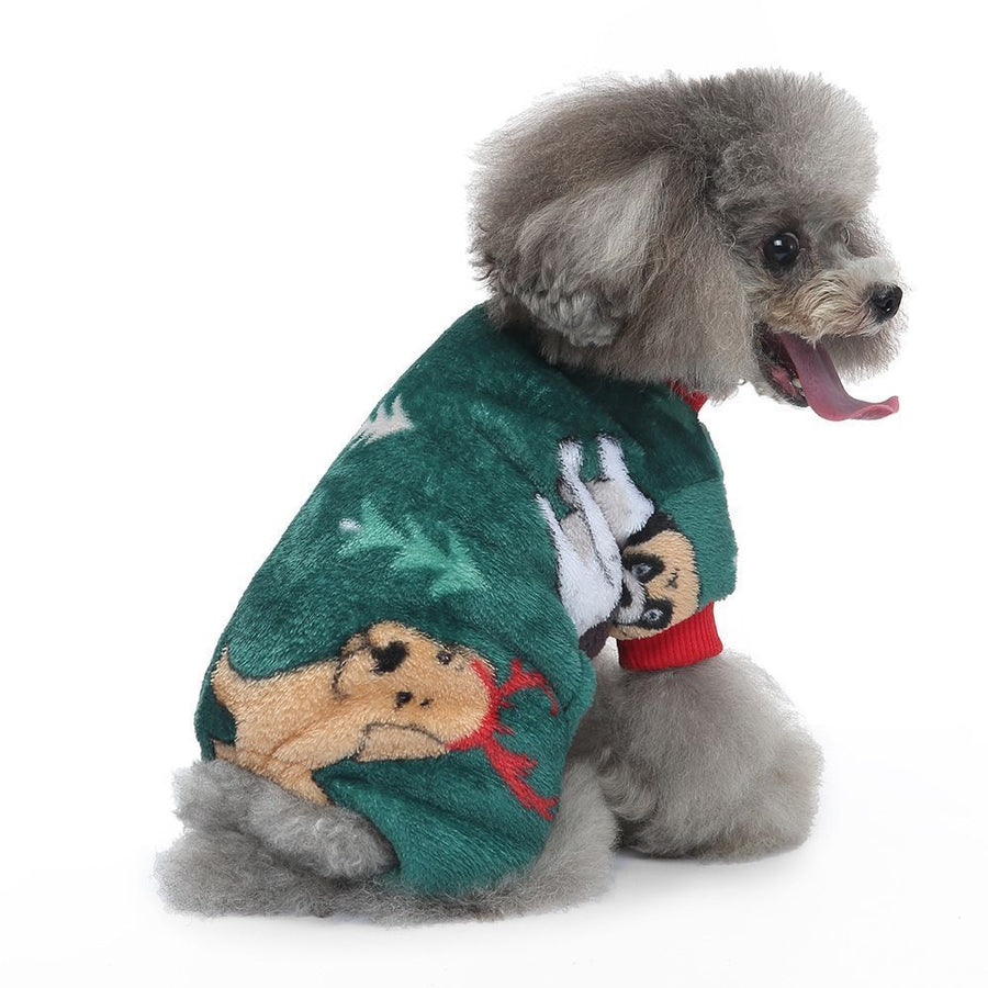 L Size Forest Fern Pet Costume, Fancy Dress for Halloween & Christmas, Lightweight for 5-6.5 kg Dogs and Cats
