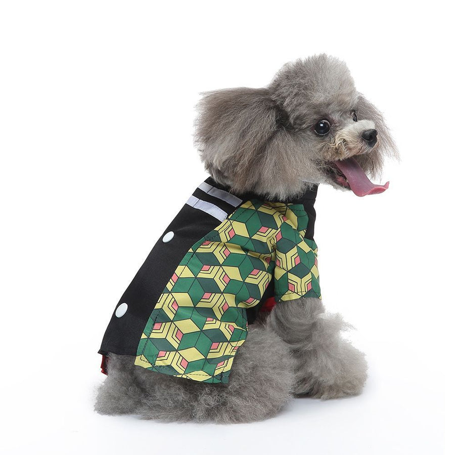 M Size Lava Flow Pet Costume, Fancy Dress for Halloween & Christmas, Lightweight for 3.5-4.5 kg Dogs and Cats