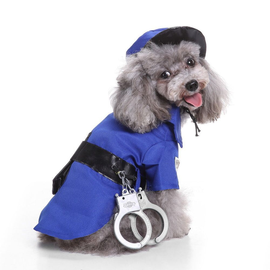 XL Size Xenon Navy Pet Costume, Fancy Dress for Halloween & Christmas, Lightweight for 7-10 kg Dogs and Cats