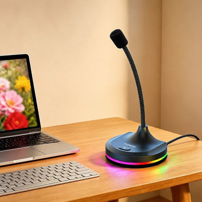 L7 Desktop Microphone,USB Interface,Black