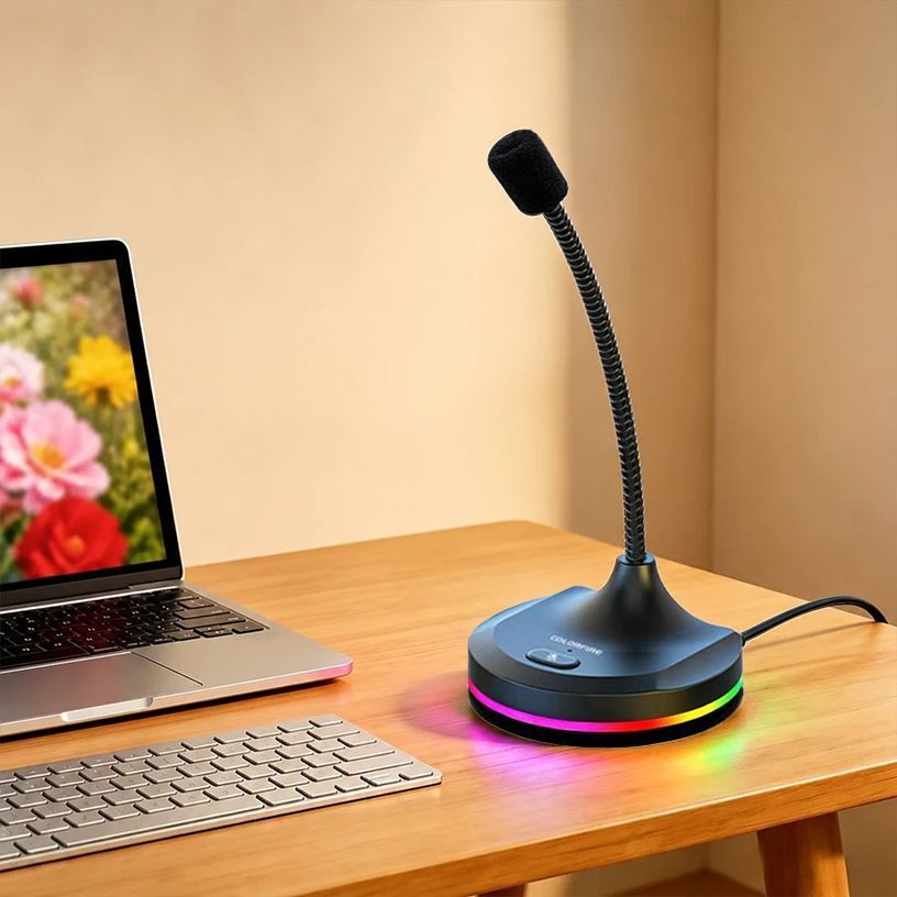 L7 Desktop Microphone,USB Interface,Black