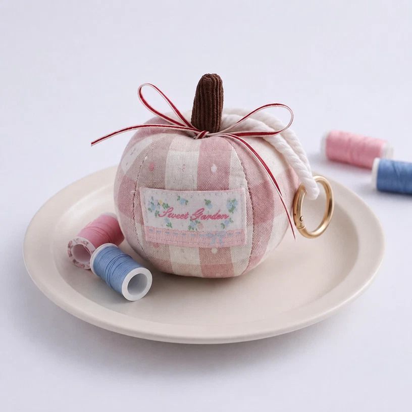 2Pcs Christmas Eve Light Pink Apple Ornaments