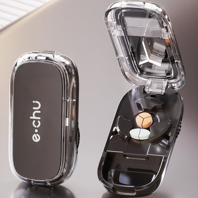 2pcs Starry Black Pill Cutter (1/2 & 1/3 Cutting)