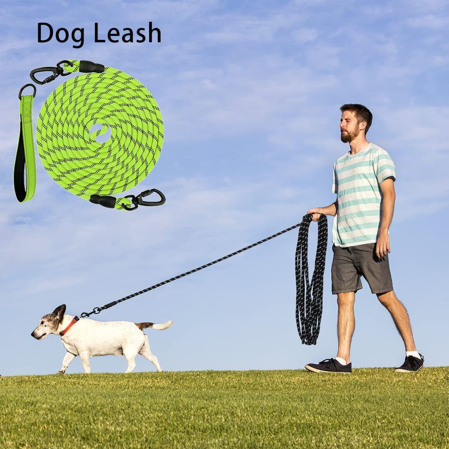 Dog Retractable Leash - Green, 1.0×5m