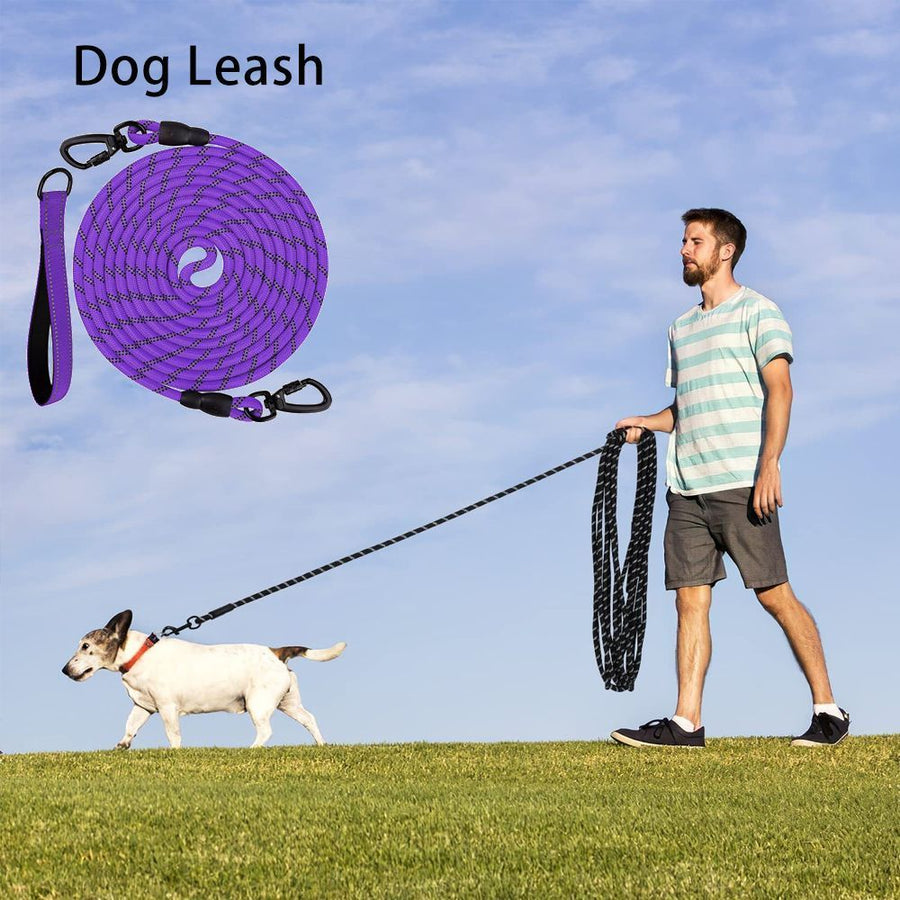 Dog Retractable Leash - Purple, 1.0×5m