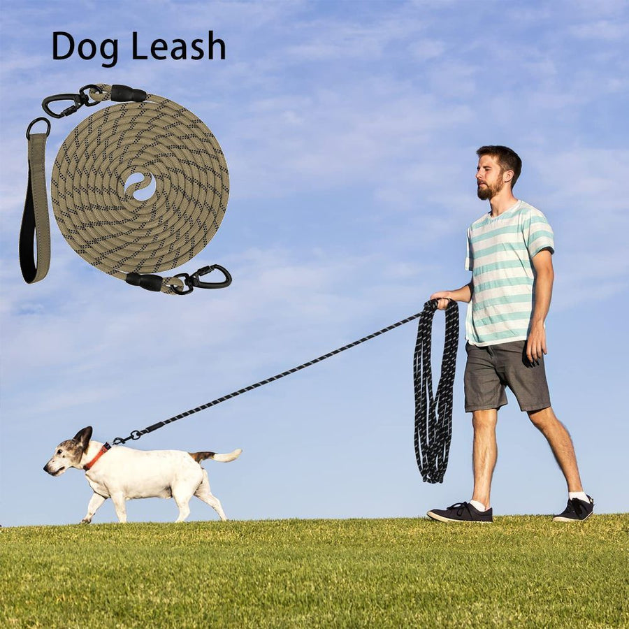 Dog Retractable Leash - Khaki, 1.0×10m