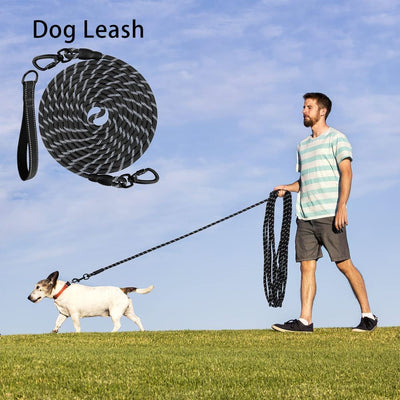 Dog Retractable Leash - Black, 1.0×2m