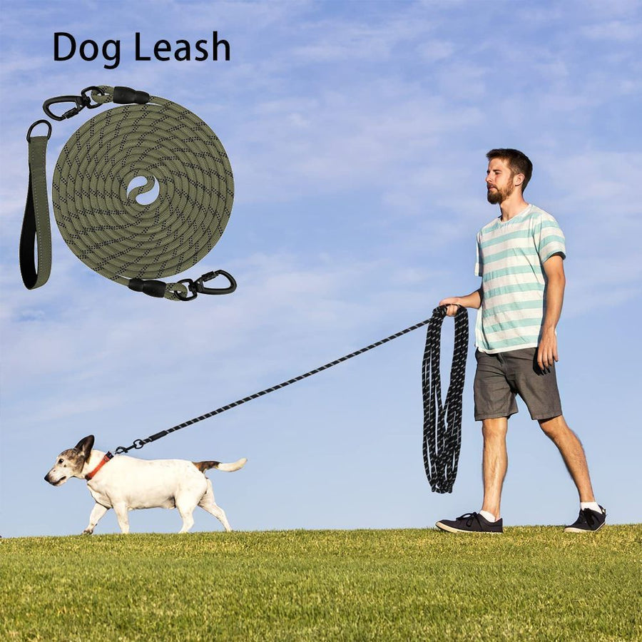 Dog Retractable Leash - Army Green, 1.0×2m