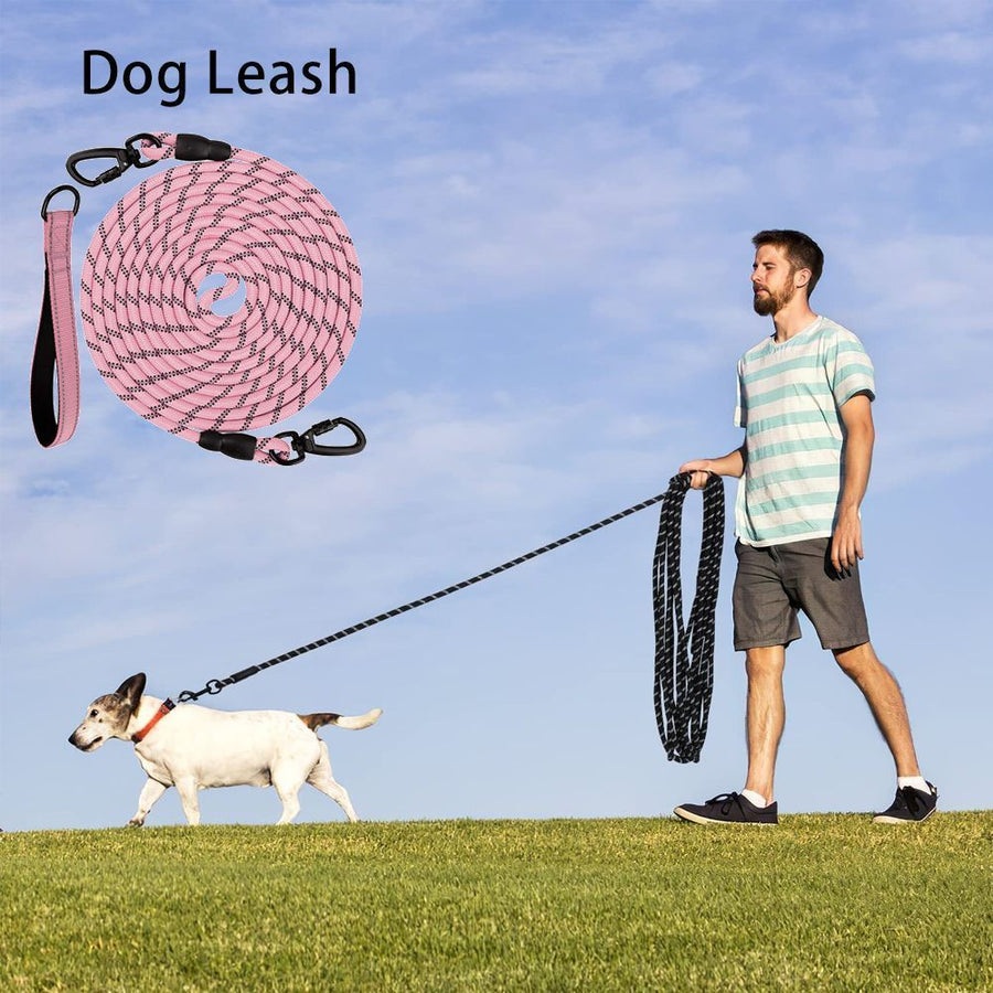 Dog Retractable Leash - Light Pink, 1.0×2m