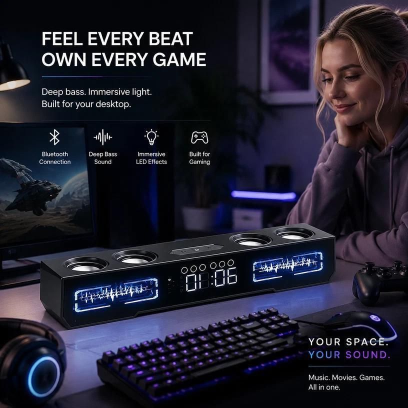 X9 Star Computer Speaker,Black