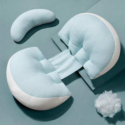 Pregnancy Belly & Back Support Pillow, Adjustable & Fully Machine Washable, High Elasticity & Long-Lasting Shape, Relieves Aches and Pains During Pregnancy./Kaluolan