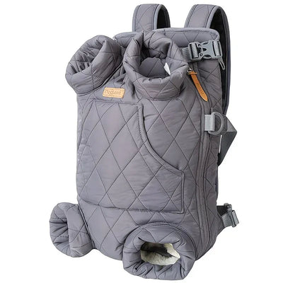 Winter Pet Front Pack: Warm, Lightweight, Hands-Free, Cozy Companion for Every Journey/GREY