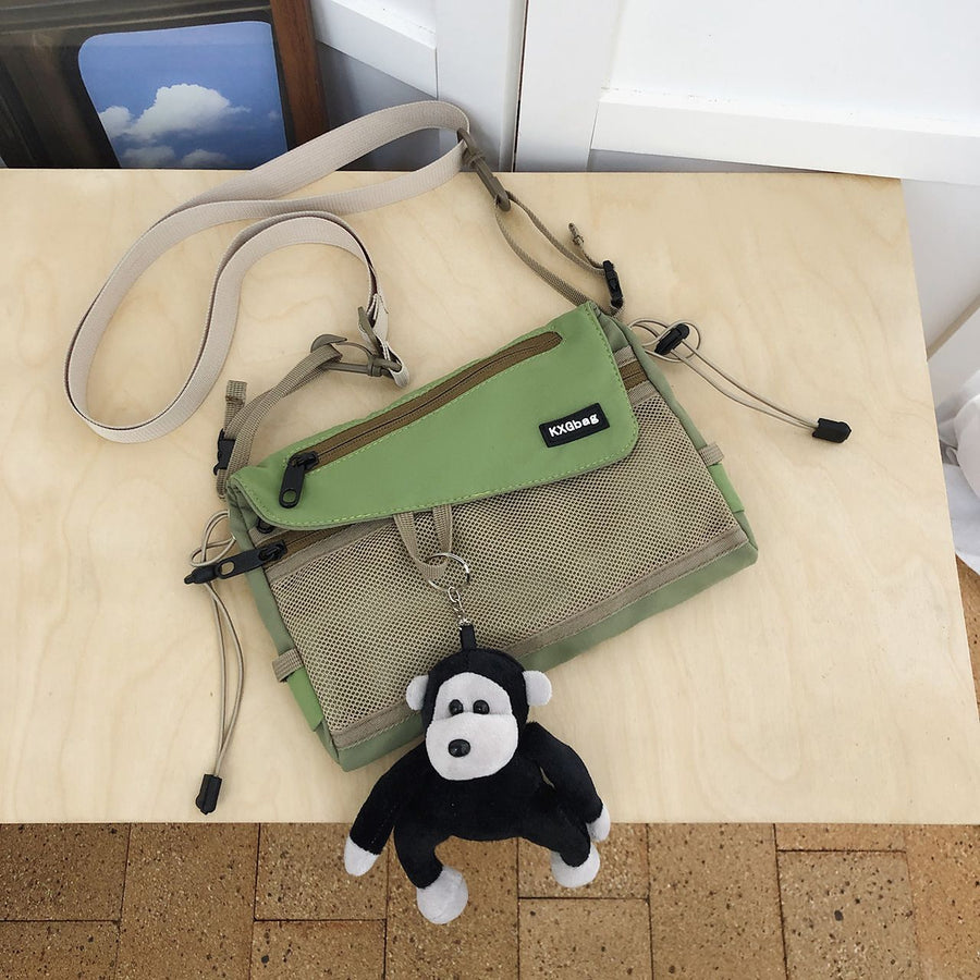 Canvas Travel Bag | Go Freely, Travel Light — Commute & Outdoor Dual-Purpose Shoulder Bag./green