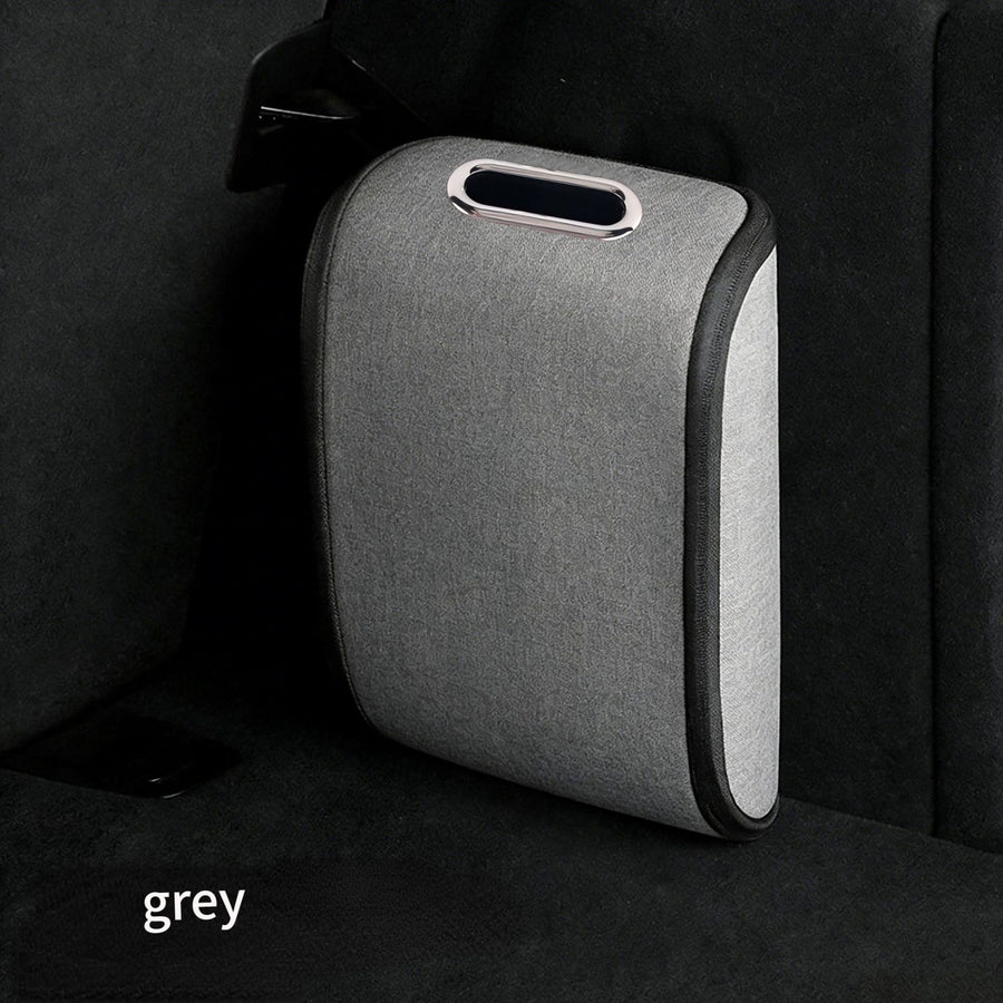 Car Trunk Shoe Box Organizer: Waterproof and Durable PVC Leather, Easy Installation with Velcro, Large Capacity for a Tidy Trunk, Say Goodbye to Mess and Travel in Style!/GREY