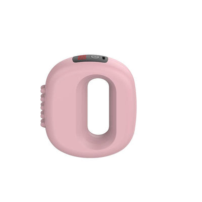 1PC Multifunctional 5-Speed Massage Ring: Mini Fascia Gun, Universal for Whole Body Waist and Back, Essential for Fat Burning and Fitness Relaxation./pink