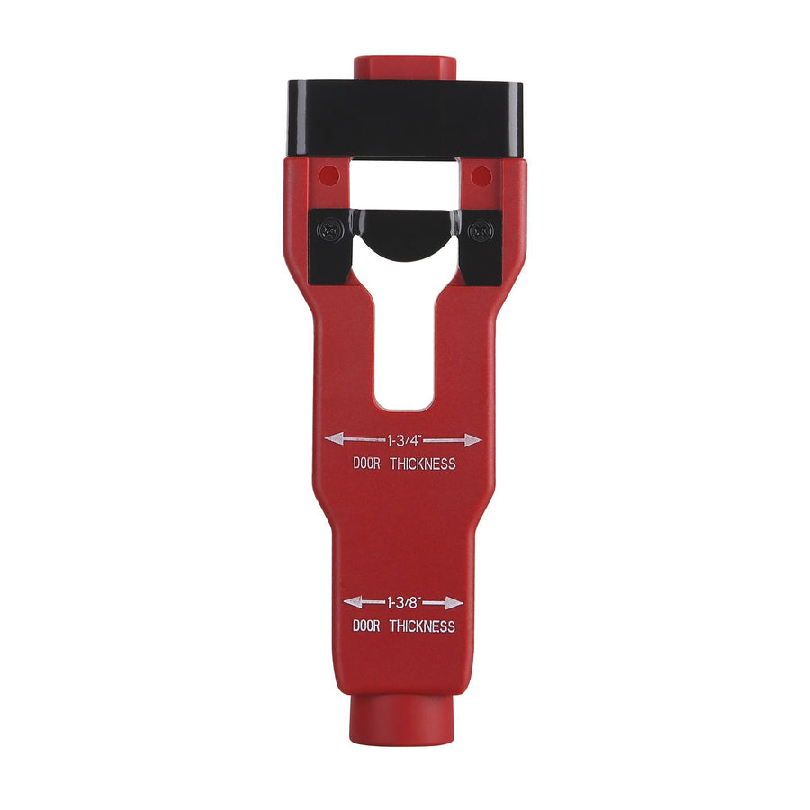 Door Latch Chisel Positioning Tool: Precise Positioning Without Measurement, Easy Installation With Less Effort/red