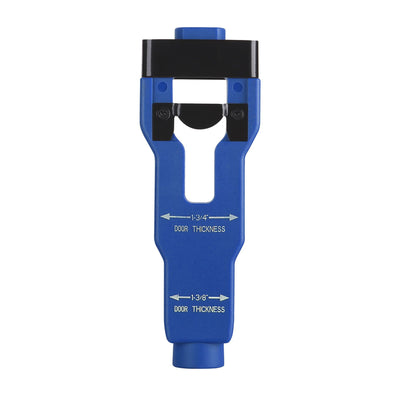 Door Latch Chisel Positioning Tool: Precise Positioning Without Measurement, Easy Installation With Less Effort/BLUE
