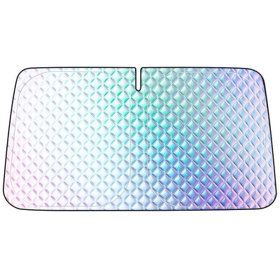Car Sunshade: Laser Reflective Coating for Scientific Sun Protection, Dual-Layer Heat Insulation with Seamless Fit, Quick Cooling After Sun Exposure, Protects Interior from Aging.