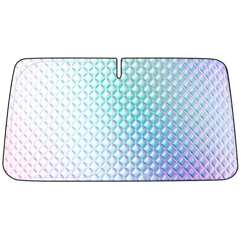Car Sunshade: Laser Reflective Coating for Scientific Sun Protection, Dual-Layer Heat Insulation with Seamless Fit, Quick Cooling After Sun Exposure, Protects Interior from Aging.